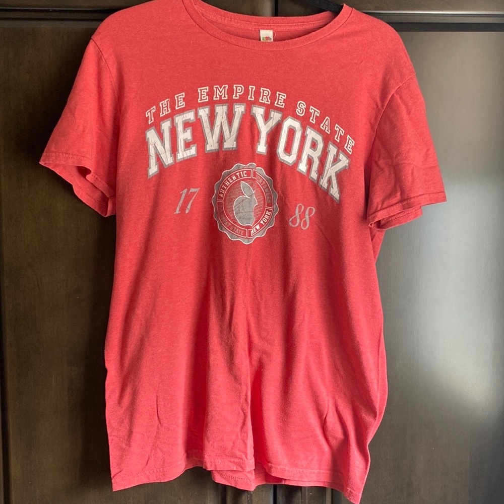 Fruit of the loom sofspun cotton NEW YORK tee shirt